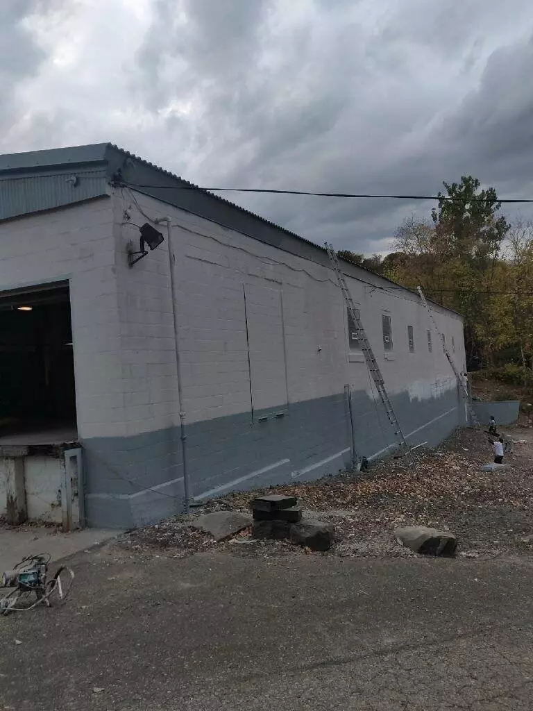 Commercial painting interior before