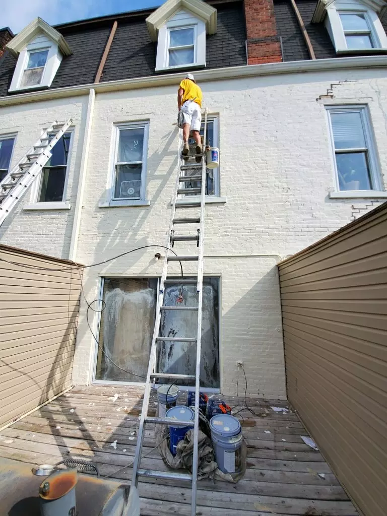 Before - Interior painting transformation