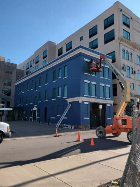 After - Hotel Indigo painting project