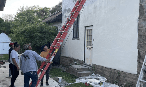 Exterior painting Pittsburgh after