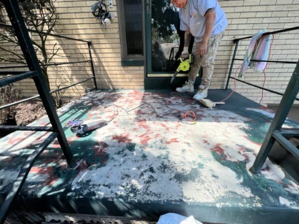 Before - Interior painting project