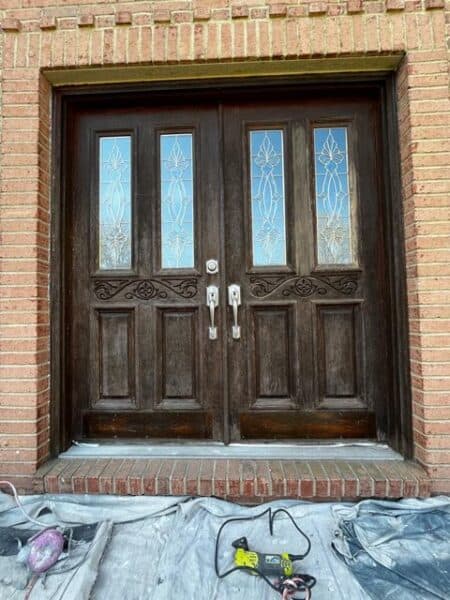 Before - Door painting renovation