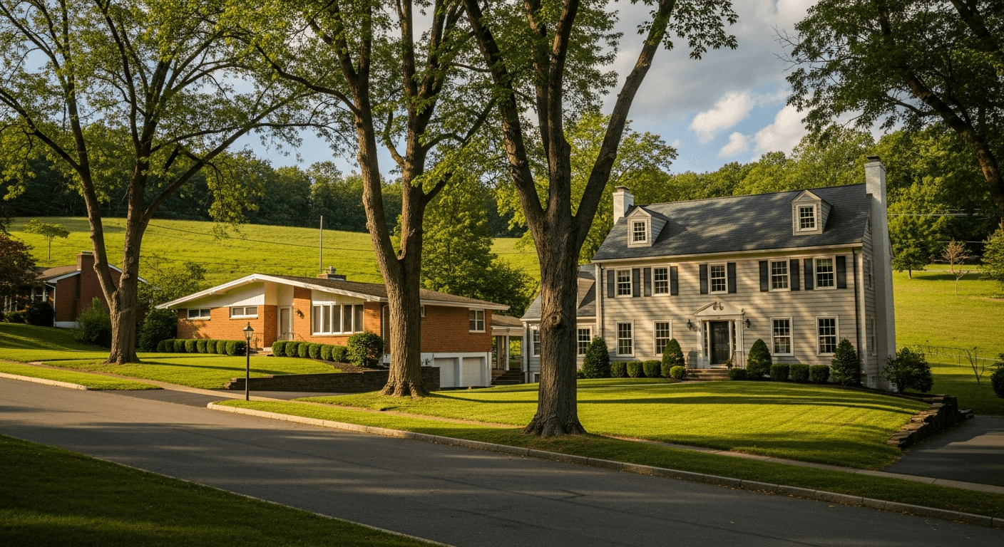 Neighborhood and architecture in Allison Park, PA
