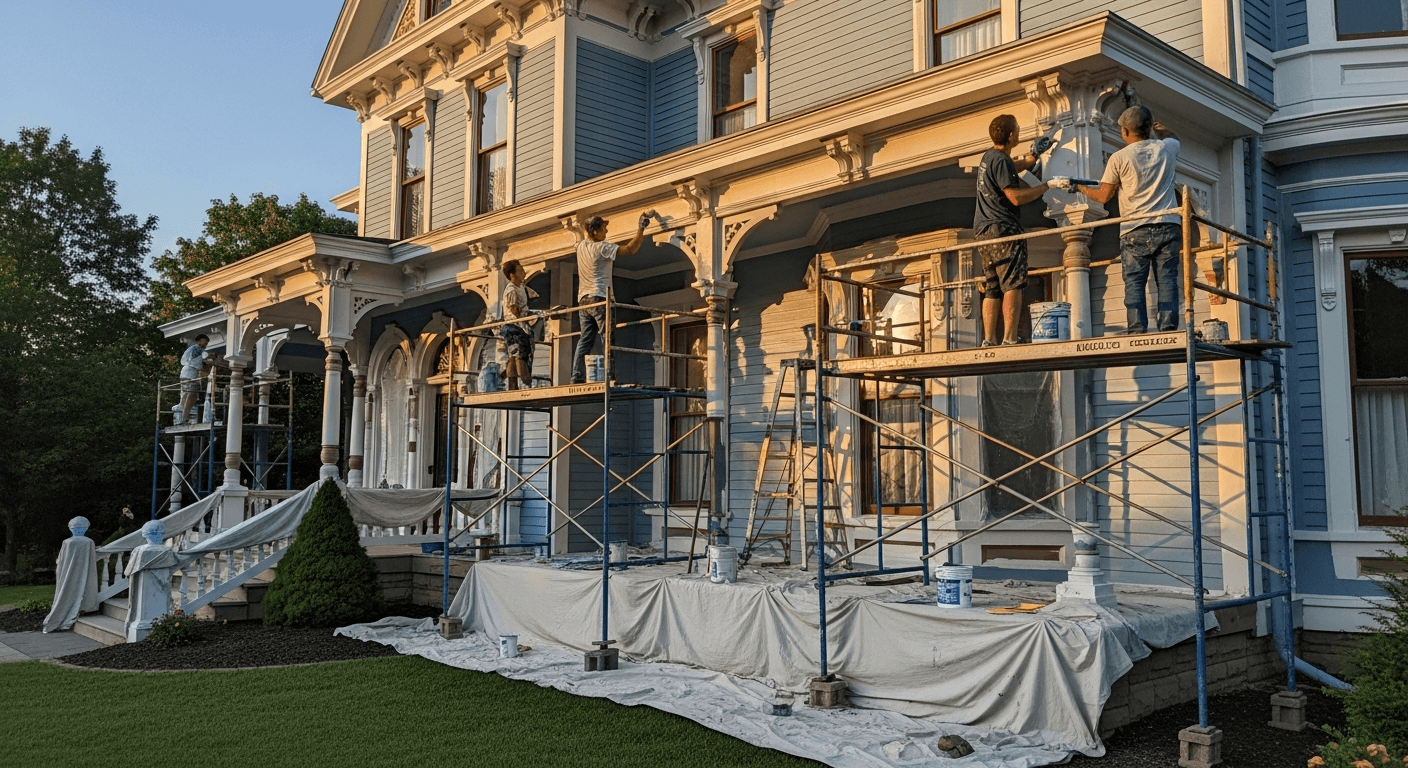 Exterior painting services in Edgewood, PA