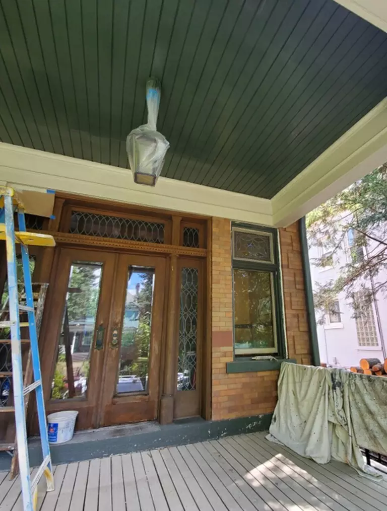Before - Exterior painting transformation