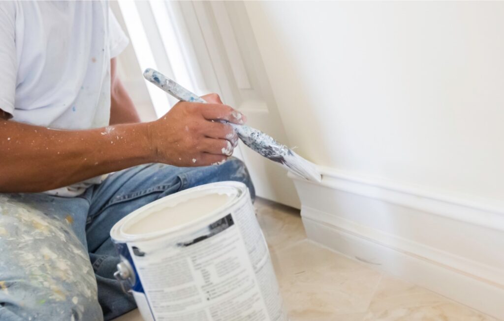 The importance of a clean work environment and why you should hire a professional house painter.